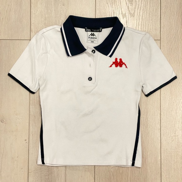 Zara x KAPPA Cropped Polo Shirt - Picture 2 of 5